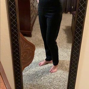 Ruby Ribbon Ponte dress pant with a pattern